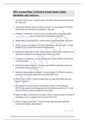 JSO- Lesson Plan 3A Review Exam Study Guide Questions and Answers