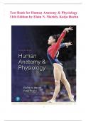 Test Bank for Human Anatomy & Physiology 11th Edition by Elaine N. Marieb and Katja Hoehn 9780134580999 Chapter 1-29 Complete Guide