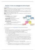 Samenvatting -  Inleiding tot de pedagogische wetenschappen (1019668AER)