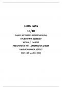 100% MARKS ON PVL3702 ASSIGNMENT 1 OF S1 2024