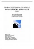 Scheidegger module Management en Organisatie 2024, HRM binnen de Rabobank, Geslaagd cijfer 8