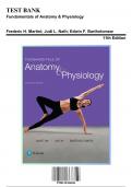 Test Bank: Fundamentals of Anatomy & Physiology 11th Edition by Martini - Ch. 1-29, 9780134396026, with Rationales