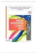 NURSING INTERVENTIONS AND CLINICAL SKILLS 7TH EDITION BY POTTER TEST BANK