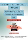 HMPYC80 Research Proposal Guide 2024 Assignment 5