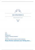 OCR 2023 ECONOMICS H460/01: MICROECONOMICS A LEVEL QUESTION PAPER & MARK SCHEME (MERGED)