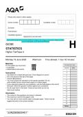 2023 AQA GCSE STATISTICS 8382/2H Higher Tier Paper 2 Question Paper & Mark H scheme (Merged) June 2023 [VERIFIED]