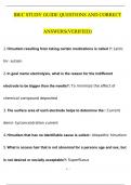 IBEC STUDY GUIDE Exam Questions And Answers 100% Solved