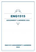 ENG1515 ASSIGNMENT 2 ANSWERS 2024
