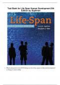 Test Bank for Life Span Human Development 9th Edition by Sigelman