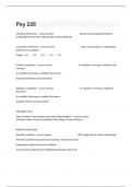 Psy 228 Actual Exam Questions And Well Elaborated Answers.