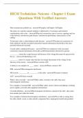 BICSI Technician- Netcom - Chapter 1 Exam Questions With Verified Answers