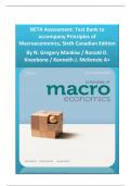 NETA Assessment: Test Bank to  accompany Principles of  Macroeconomics, Sixth Canadian Edition By N. Gregory Mankiw / Ronald D.  Kneebone / Kenneth J. McKenzie A+