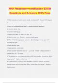 NHA CPT Bundled Exams Questions and Answers 100% Verified and Updated | Graded A