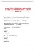 IC3 PRACTICE TEST 2024 UPDATE WITH MULTIPLE QUESTIONS ANSWERED CORRECTLY & ALREADY GRADED A+