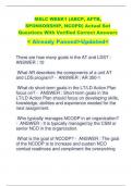 MSLC WEEK1 (ABCP, AFTB,  SPONSORSHIP, NCOPD) Actual Set  Questions With Verified Correct Answers < Already Passed>Updated<
