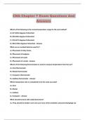 CNA Chapter 7 Exam Questions And Answers