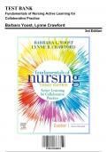 Test Bank: Fundamentals of Nursing Active Learning for Collaborative Practice, 3rd Edition by Yoost - Chapters 1-42, 9780323828093 | Rationals Included