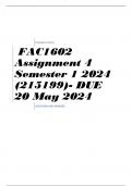 FAC1602 Assignment 4 Semester 1 2024 (215199)- DUE 20 May 2024