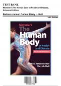 Test Bank for Memmler's The Human Body in Health and Disease, Enhanced Edition, 14th Edition by Cohen, 9781284217964, Covering Chapters 1-25 | Includes Rationales