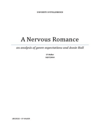 A Nervous Romance - Genre Expectations & Annie Hall