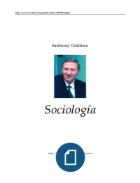 Libro Anthony Guidens Sociología en Español