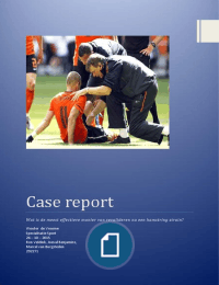 Verslag Case Report