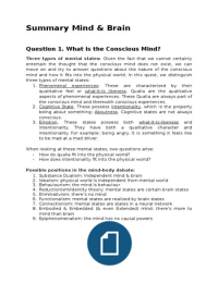 Full Book Summary: 8 Questions About the Conscious Mind by Hans Dooremalen