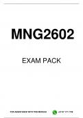 MNG2602 EXAM PACK 2024