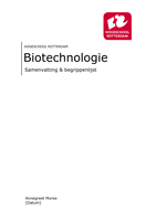 Samenvatting biotechnologie
