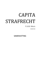 Samenvatting Capita Strafrecht (Mevis, 6e druk)