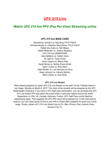 UFC 215 Live