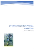 Samenvatting International Marketing (Engels) 