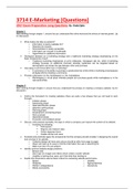 MNM3714 Long Questions with answer outlines