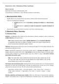 Economics 244- Monetary policy complete Notes