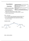 Quantitative Chemistry Summary