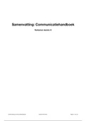 Samenvatting Communicatie Handboek Will Michels