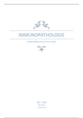 Immunopathologie | 1e master Diergeneeskunde | Complete samenvatting van de colleges