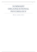Summary Understanding and Managing Organizational Behavior 6th edition, Leiden 2017/2018