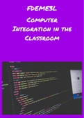 FDEME3L - Computer Integration in the Classroom 