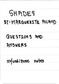 Shades Questions and Answers