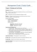 Management Exam 2 Study Guide - Starling