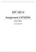 Assignment 02 EDT102H