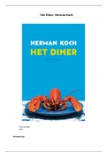 Boekverslag Nederlands Het Diner van Herman Koch