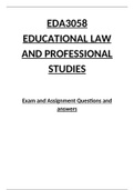 EDA3058 - Educational Law and Professional Studies