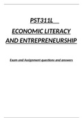 PST311L - Economic Literacy and Entrepreneurship