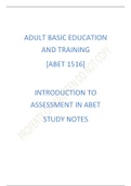 abet1516: intro to assessment
