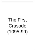 The First Crusade (1095-99)