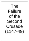 Reasons for the Failure of the Second Crusade 