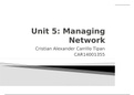 Unit 5 - Managing Networks LO1 P1