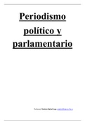 Apuntes Periodismo político y parlamentario